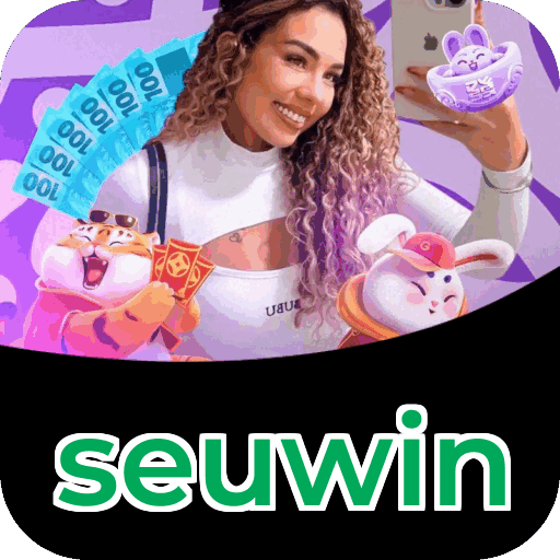 Interface do aplicativo seuwin mostrando jogos disponíveis no iOS e Android